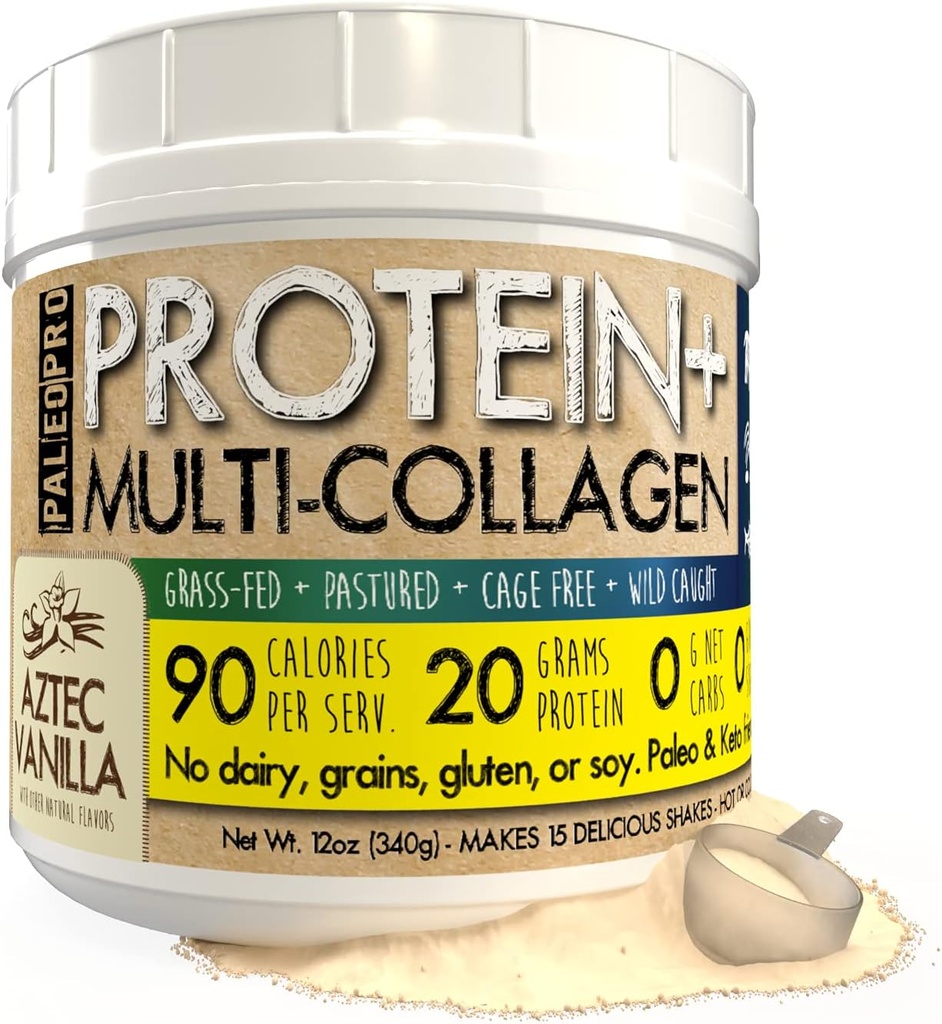 PaleoPro® Protein+ Multi-Collagen (Aztec Vanilla)