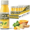 Greenhouse Juice Organic Fiery Ginger Wellness Shots 12-Count 60ml Glass Bottles, Vegan &amp; Gluten-Free