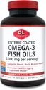 Laboratorios Olímpicos Enteric Coated Omega 3 Fish Oils, 2000 mg por por porción/ 60 porciones, 120 Softgels