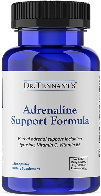 Soporte de Adrenalina del Dr. Tennant Fórmula tóxica Apoyo Adrenal Health, Energy Levels &amp; Immune Función ← Ayuda Combat Adrenal Fatigue