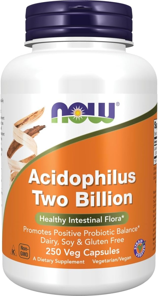 Ahora Alimentos Acidophilus 2 Billones 250 Caps
