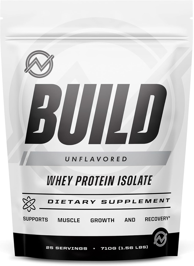 Outwork Nutrition Whey Isolate Protein Powder - Acelera Muscle Building " Recovery - Low Lactose, Gluten-Free - Post Workout Suplemento - Sintesis de proteína mejorada, Sin sabor, 1,56lbs