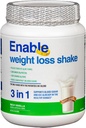 Habilitar la pérdida de peso Shake - Delicious Vanilla Flavor para el reemplazo saludable de la comida, 2lb 8oz