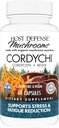 Host Defense CordyChi Capsules - Energy &amp; Immune Support Supplement - Cordyceps & Reishi Mushroom Supplement for Relaxation &amp; Respiratory Support - Aids Against Tiredness - 60 Capsules (30 Servings)*