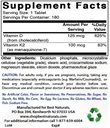 Best Naturals Vitamin K2 (MK7) with D3 & Vitamin A 25000 IU