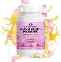 Probióticos vaginales para mujeres, suplemento de salud vaginal - 6 millones CFU Probiótico para pH Balance, promover olor vaginal saludable y flor vaginal, 60 Cuenta (Pack of 1)