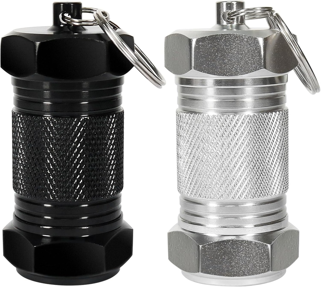 Contenedor de aluminio de alta capacidad Shintop 2PCS Keychain impermeable