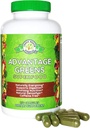 Ventajas Verdes Superfood - Promotor de Energía - Trigo Grass, Barley Grass, Spirulina, Espinacas, Clorella, Beets, Suplemento Kale (150 Cap)