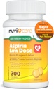 Bajo Dose Aspirina 81mg para adultos Coated Caplets - Compara con Active Ingredient en Low Dose Bayer Aspirin para adultos - Safety Coated (300 Conde)