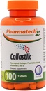 Collagen hidrolizado y vitaminas C y E para las mujeres. Skin and Nails Health, Premium Formula Collagen Plus Antioxidants Suplemento, 100 Tablets, Collastik