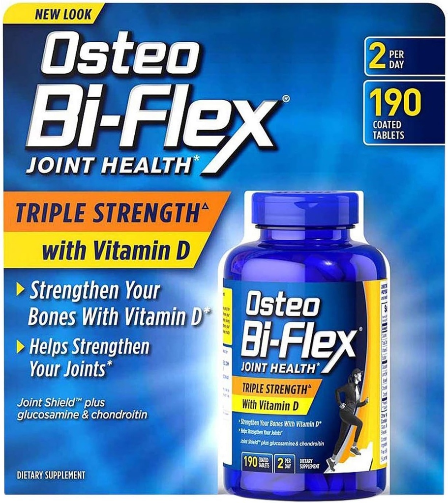 Osteo Bi-Flex Triple Fuerza con Vitamina D (220 Cuenta)