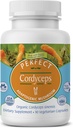 Suplementos perfectos – Cordyceps perfectos – 90 cápsulas vegetales – Suplemento herbal adapto orgánico – aumenta la energía, la resistencia y la fuerza