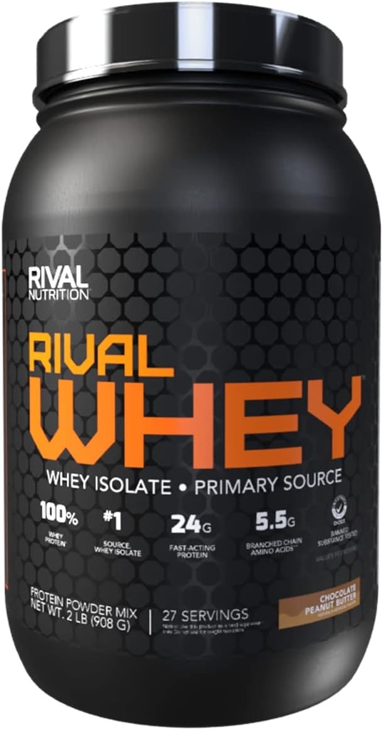 Rival Whey chocolate mantequilla de maní 2 libras