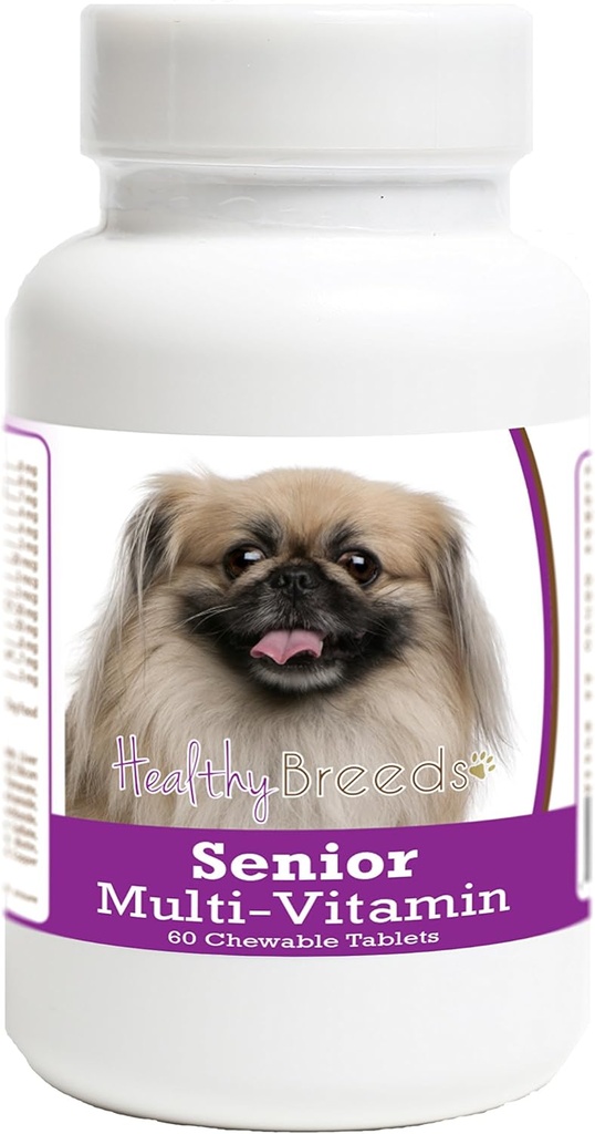 Pekingese Pekingese Senior Dog Multivitamin Tablets 60 Cuenta