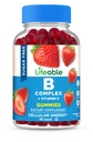 Lifeable Sugar Free Vitamin B Complex Gummies | B-Complex with Vitamin C | Great Tasting VIT B Complex Vitamins | Energy and Nerve Support | B Vitamins Complex for Women, Men, Adults | 90 Gummies