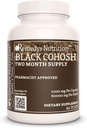Nutrición de Remedy Cohosh Negro  durable 1,000 mg, 60 cápsulas veganos suplemento dietético herbal 