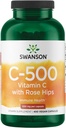 Swanson Vitamina C con Rosa HIPS 500 Milligrams 400 cápsulas