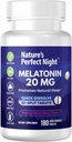 La noche perfecta de la naturaleza ← Melatonin 20mg  180 Quick Dissolve Tablets  Natural Mixed Berry Flavor ANTEHigh Potency  durable Sugar Free ← Vegan TEN Gluten Free ← Tamaño