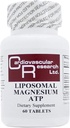 Liposomal Magnesium ATP (Mg30mg ATP60mg) 60 Tablets - 3 Pack - Ecological Formulas/Cardiovascular Research