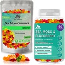 BIO VITALICA Sea Moss Elderberry ' Irish Sea Moss Gummies (Bundle)