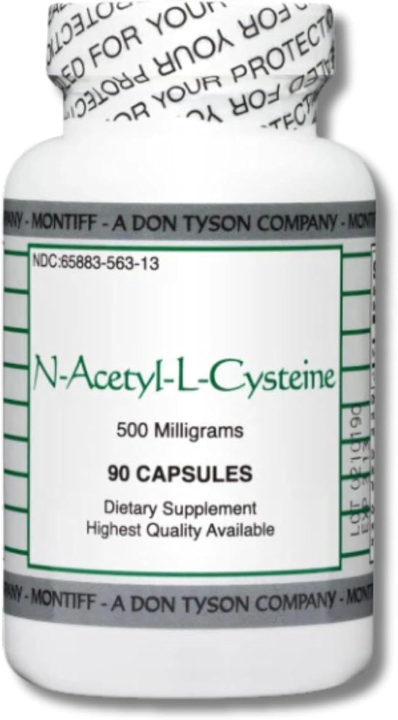 MindEyes N-Acetyl-L-Cysteine NAC 500mg Suplemento (90 cápsulas), White
