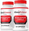 NutraRize (2 Pack) Gluco Extend Capsules, Gluco oficialExtend Pills to Support Lasting Energy, Premium Blood Vessel Cleaner, GlucoExtend Detox Glyco Optimizer, Circulation Support (120 Capsules)