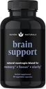 Suplemento de Apoyo al Cerebro - Memoria Natural y Suplemento Foco con Mane del León, Ginkgo Biloba, Bacopa Monnieri " Ashwagandha Root - Natural Nootropics " Brain Booster
