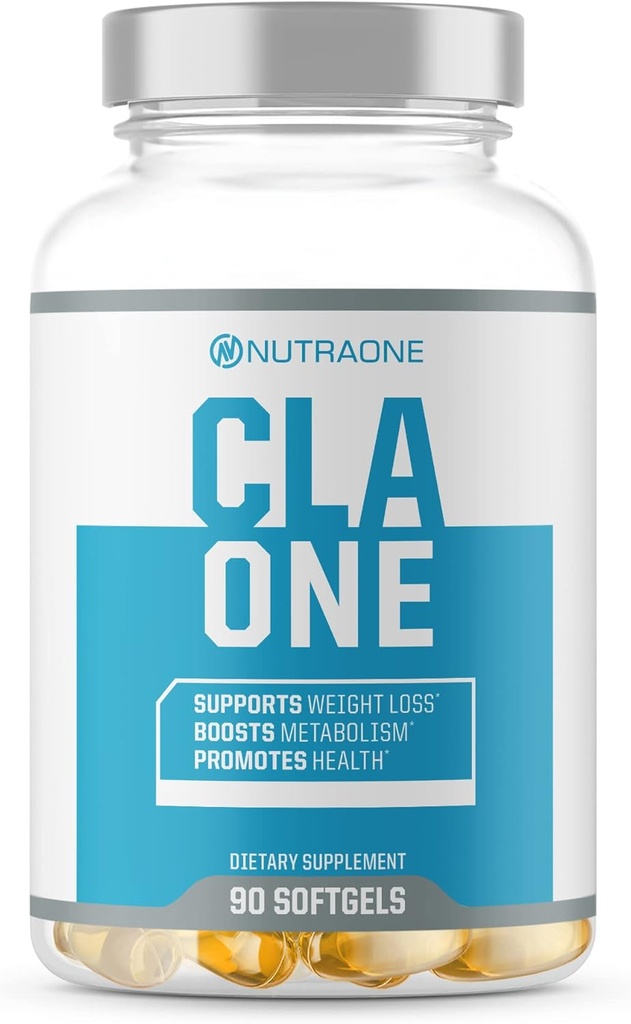 NutraOne CLAOne Suplemento de Nutrición - Ácido Linoléico Conjugado (CLA) Suplemento Natural* (90 cápsulas)