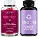 WellPath Beet Root Gummies (Sugar Gratis) 1500 mg – Blueberry Flavor for Blood Pressure Support and Soothe Hormone Balance for Women + Cortisol Manager, 60 Ct