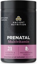 Vitaminas Prenatales de Nutrición Antigua, Multivitamina para Mujeres con Vitamina C, B12, Magnesio y Folato, apoya el embarazo y la fertilidad Salud, 90 Ct