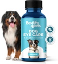 Infección del ojo del perro &amp; Cuidado del ojo Complementos, Alivio natural de Conjuntivitis, Hinchazón, Estanillas del oído, Ojos secos y descarga, Fácil de usar, No más Lucha con gotas caninas, 400 pequeñas píldoras