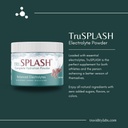 TruSPLASH Full Hydration Electrolyte Powder (Natural Berry) - 30 Servings