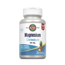KAL Magnesium Chewables - Citrate de Magnesio para Nerve, Muscle y Bone Support - No Añadido Sugar, Vegan Magnesium Supplement - Garantía de 60 días - Pineapple Flavor - 120 Servimientos, 120 Tablas Chewable