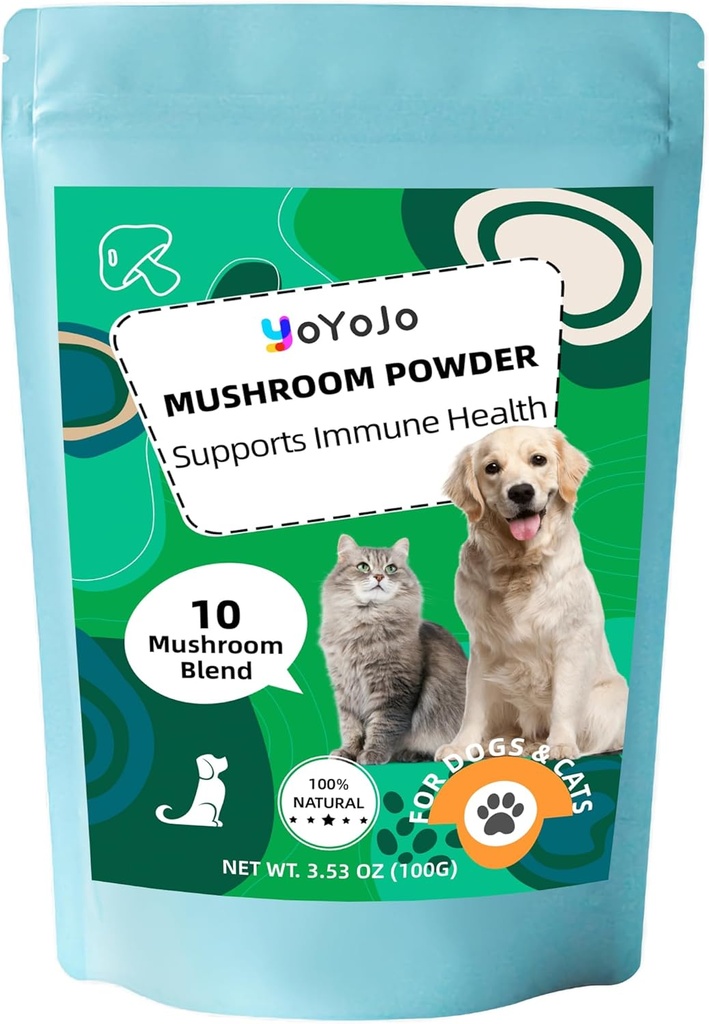 Mushrooms Extract Powder for Dogs & Cats