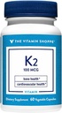 La vitamina Shoppe Vitamina K2-100 MCG (60 cápsulas vegetarianas)