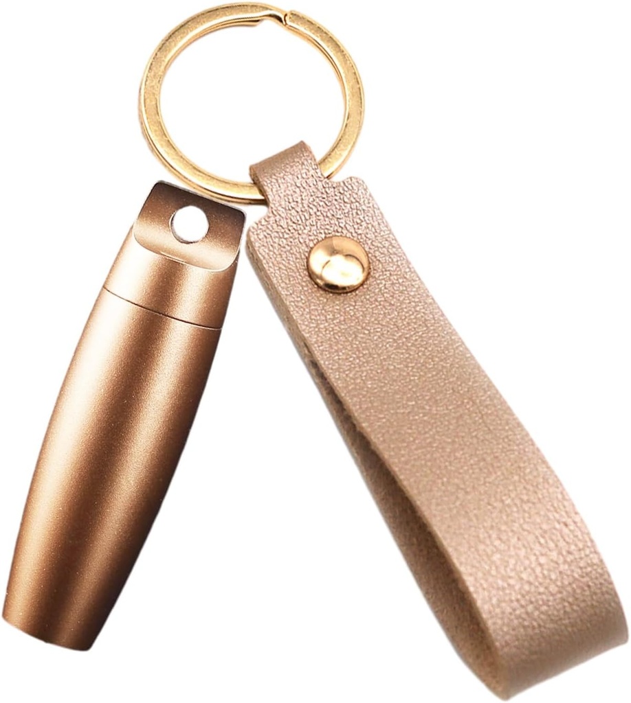 Pequeño organizador de la pila con llavero, mini botella de la pila/contenedor de la pila para el púrpura, caja impermeable de metal.