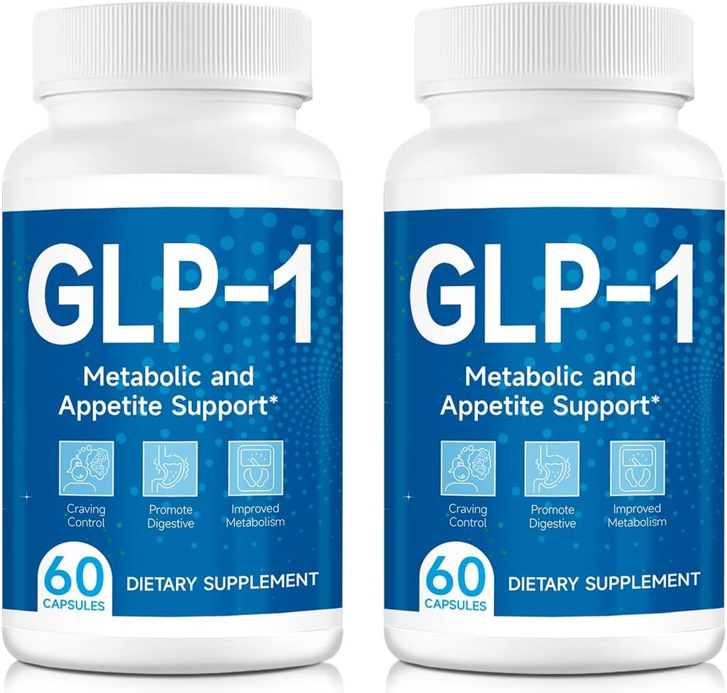 GLP-1 Support,GLP-1 Supplement, Support GLP-1 Naturally, Natural GLP-1 Supplement for Men and Women, Take before Meal - 60 Capsule TEN 2 Packs