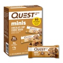 Quest Nutrition Mini Chocolate Chip Cookie Dough Protein Bares, 8g Protein, 1g Sugar, 2g Net Carbs, Gluten Free, 14 Condes