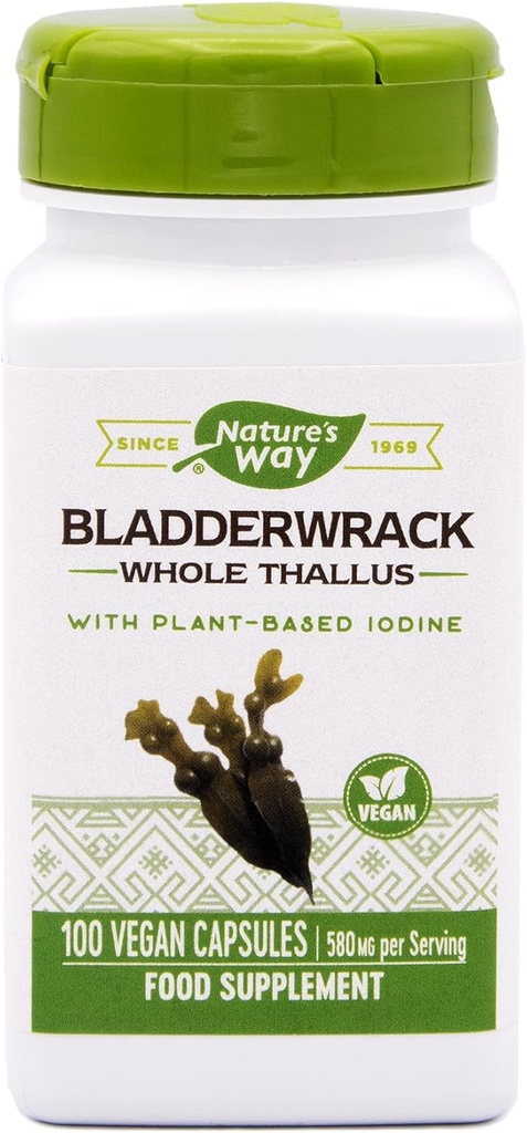 Camino de la naturaleza Bladderwrack - 100 cápsulas vegetarianas
