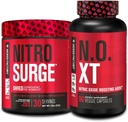 Jacked Factory Nitrosurge Shred Thermogenic Pre-Workout in Fruit Punch & N.O. XT Nitric Oxide Booster for Men & Women
