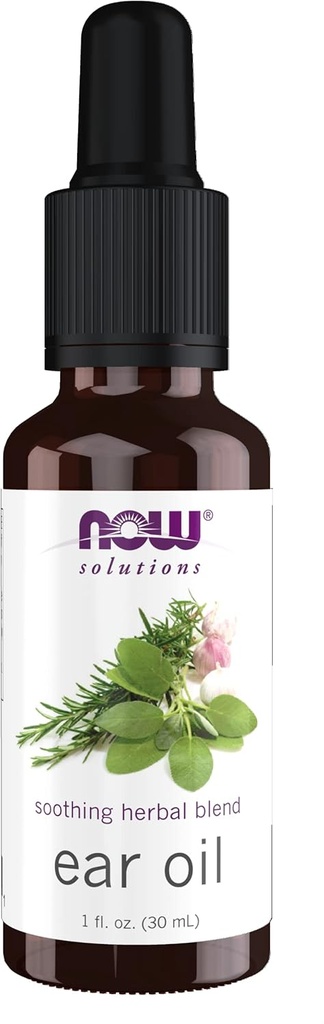 AHORA Soluciones, Aceite de Oído, Aceite de Soothing Herbal Blend, Grande en el Modo Leve o Irritación, 1-Once