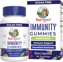 MaryRuth Organics Sugar Free Immunity Gummies ← Powerful Blend ← Elderberry Vitamina C " Zinc ← Vitamina D3 " Echinacea ← Immune Support Suplemento ← Gummies for Kids " Adults TEN Vegan Silenciosa GMO ← 90ct
