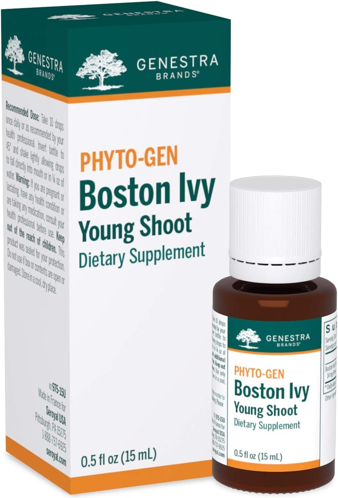 Genestra Brands Boston Ivy Young Shoot ← Herbal Supplement tención 0.5 fl. oz.
