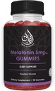 Halal Melatonin Gummies tención 2.5 mg - 5 mg Silencio para dormir y somnolencia Silencio Natural, Vegetariano, No Gluten-Free, Gelatin-Free ← para Ault, Hombres y Mujeres Silenciosos 45-90