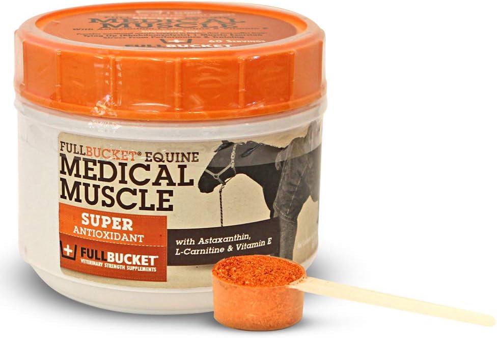FullBucket Equine Medical Muscle Recovery – Athletic Muscle Recovery Horse Performance Suplemento