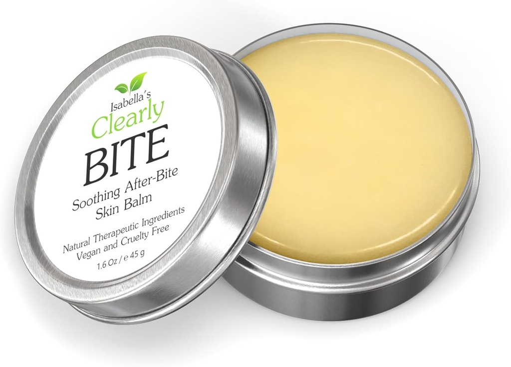 Isabella claramente BITE Soothing After Bite Anti Itch Balm ← Fast Relief from Insect Bites  Natural Ointment with Aloe Vera, Peppermint, Calendula ← Vegan, Cruelty Free, Made in USA