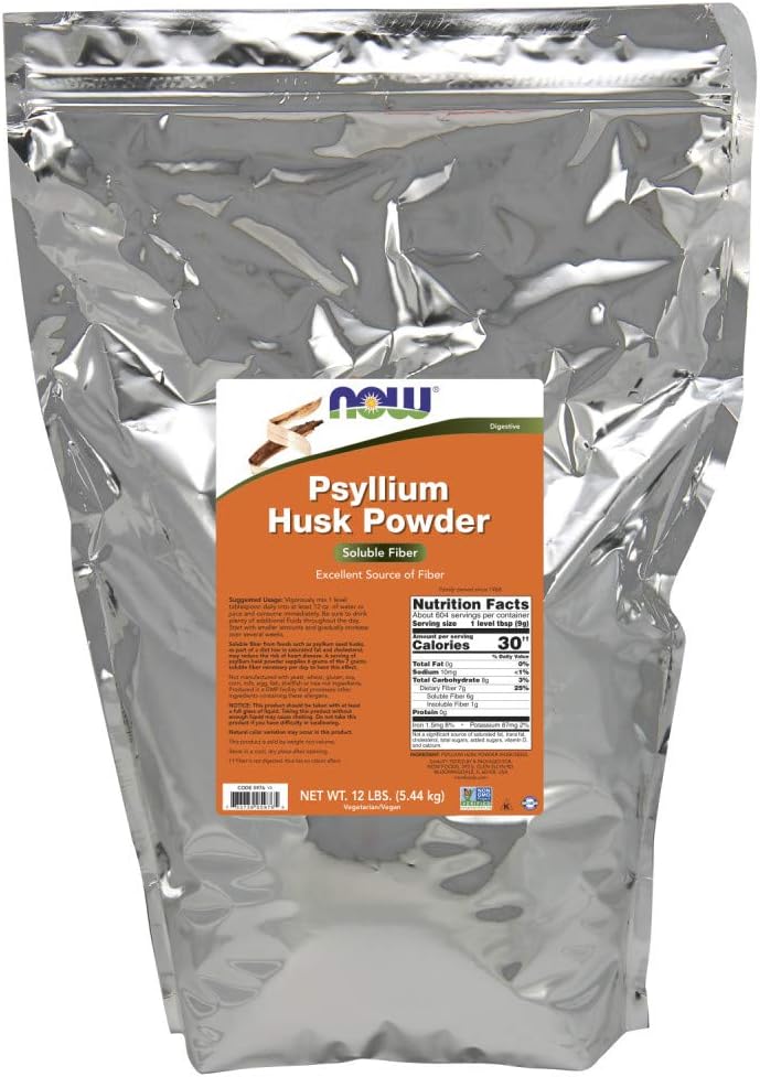 Ahora Psyllium Husk Powder, 12 libras
