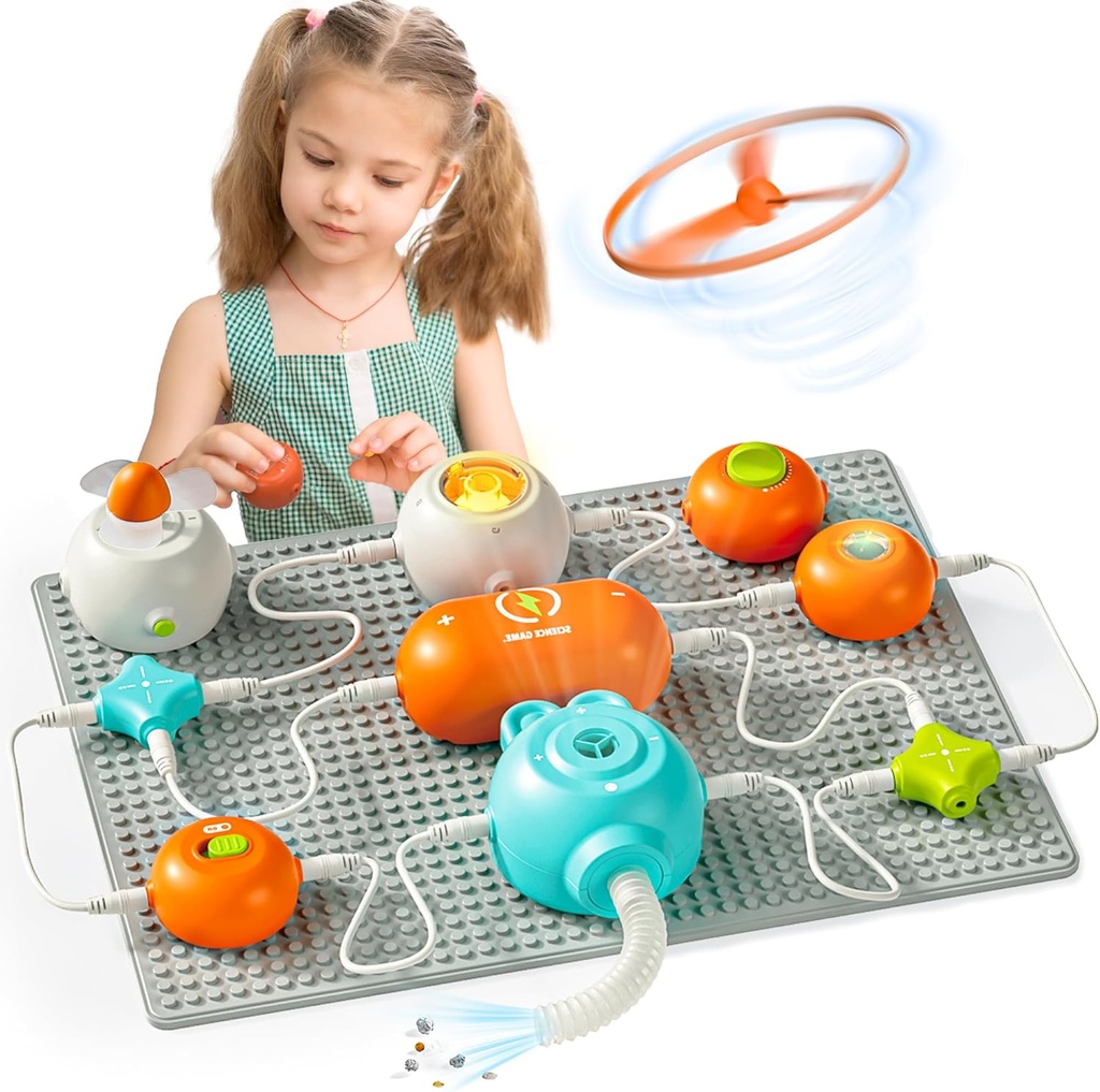 Kits de Ciencia para Niños - Kits de STEM para Niños, Kit de Exploración Electrónica, 140+ Proyectos, 10+ piezas de circuito, Regalos de juguetes educativos STEM para niños Edades de niñas 3 4 5 6 7 8 9 10 11 12