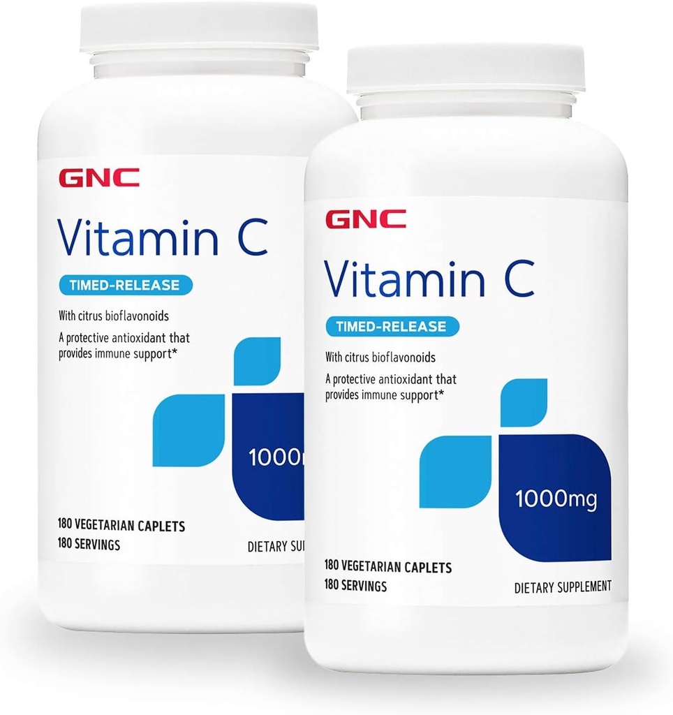 GNC Vitamina C Timed-Release 1000 mg - Twin Pack